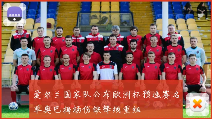 爱尔兰国家队公布欧洲杯预选赛名单奥巴梅杨伤缺锋线重组